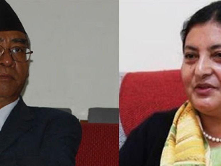 राष्ट्रपति र प्रधानमन्त्रीबीच छलफल 